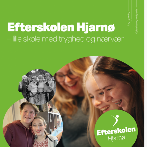 En lille efterskole med tryghed og nærvær – læs vores nye brochure